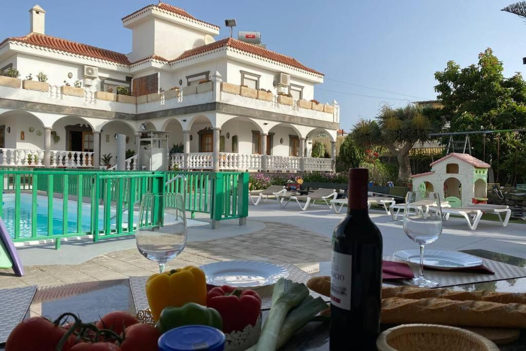 2 Apartments With Private Pool At Villa Diaz Aleman Salobre  Kültér fotó