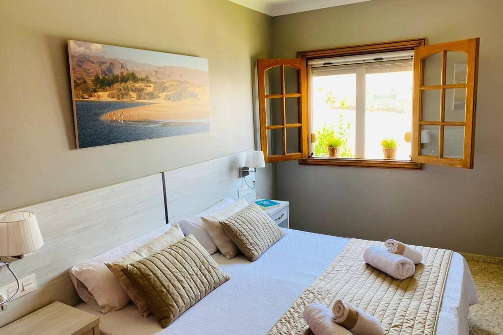 2 Apartments With Private Pool At Villa Diaz Aleman Salobre  Kültér fotó