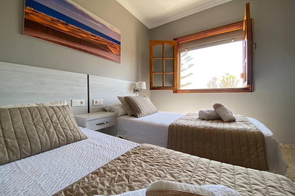 2 Apartments With Private Pool At Villa Diaz Aleman Salobre  Kültér fotó