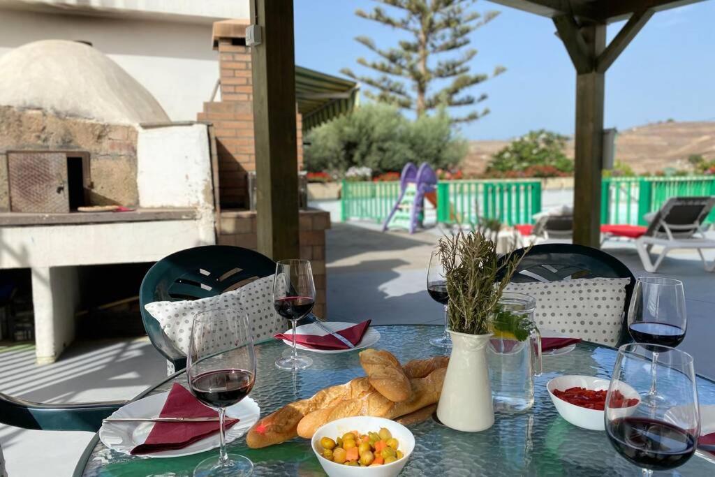2 Apartments With Private Pool At Villa Diaz Aleman Salobre  Kültér fotó